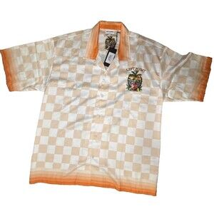 NWT - LEFT POINT - Men's Tropical Print Button-Up Shirt • 3X fits like 2X